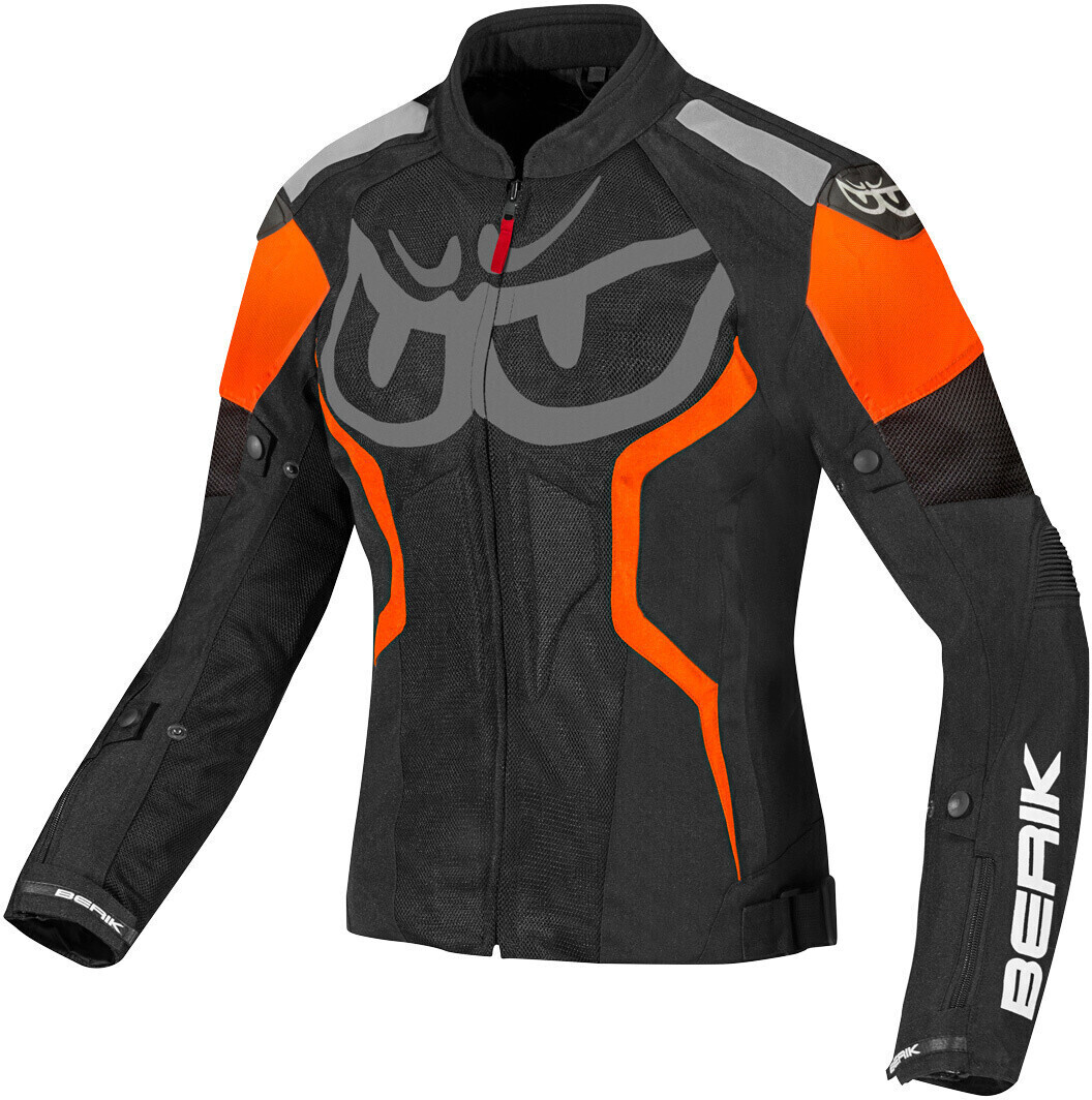 Berik Imola Air Ladies Motorcycle Textile Jacket black/white/orange