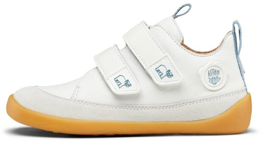 Affenzahn Kid's Barfußschuh Leder Buddy white/polar bear