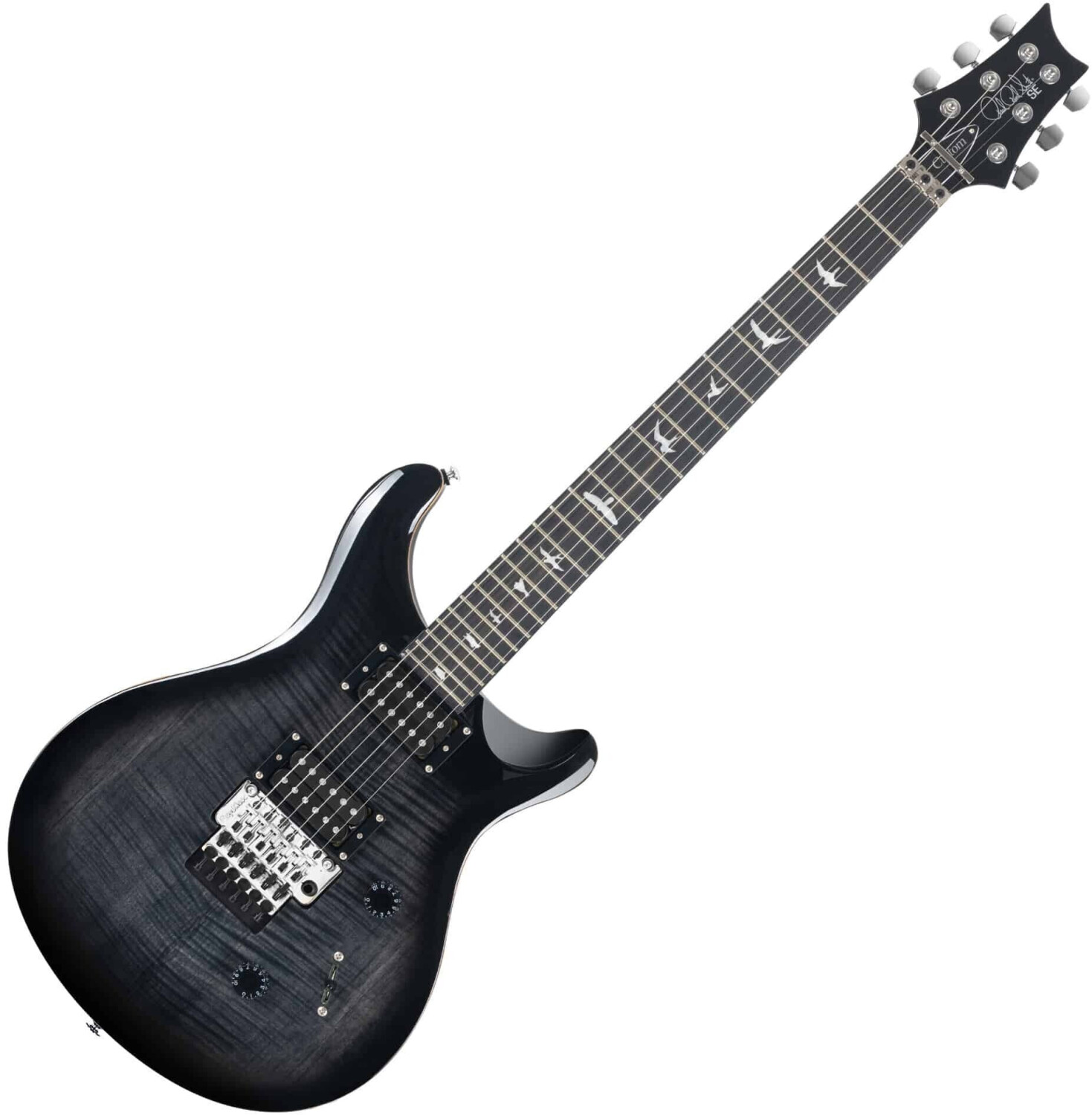 PRS SE Custom 24 Floyd Charcoal Burst