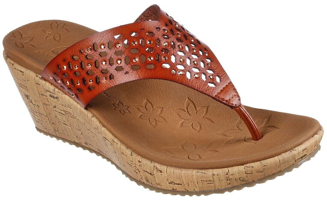 Skechers wedge outlet flip flops