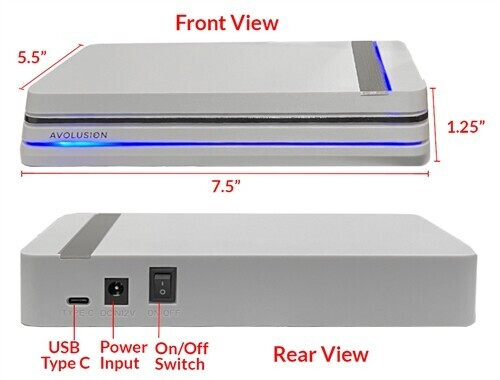 Avolusion HDDGear Pro X PS5 weiss 8TB, Bild 5