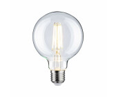 Ampoule LED dimmable E27 CLEAR FILAMENT éclairage blanc chaud 5.8W