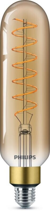 Philips E27 vintage LED tube shape 6.5W (40W) dimmable extra warm GOLD edition spiral filament