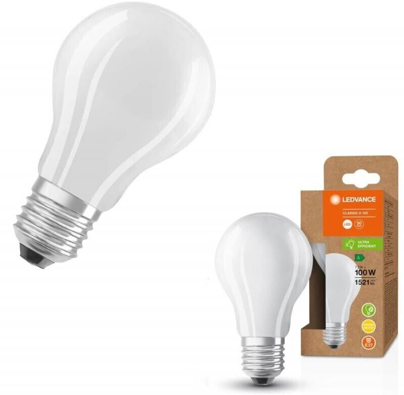 Osram E27 Particularly efficient & powerful LED lamp Classic matt