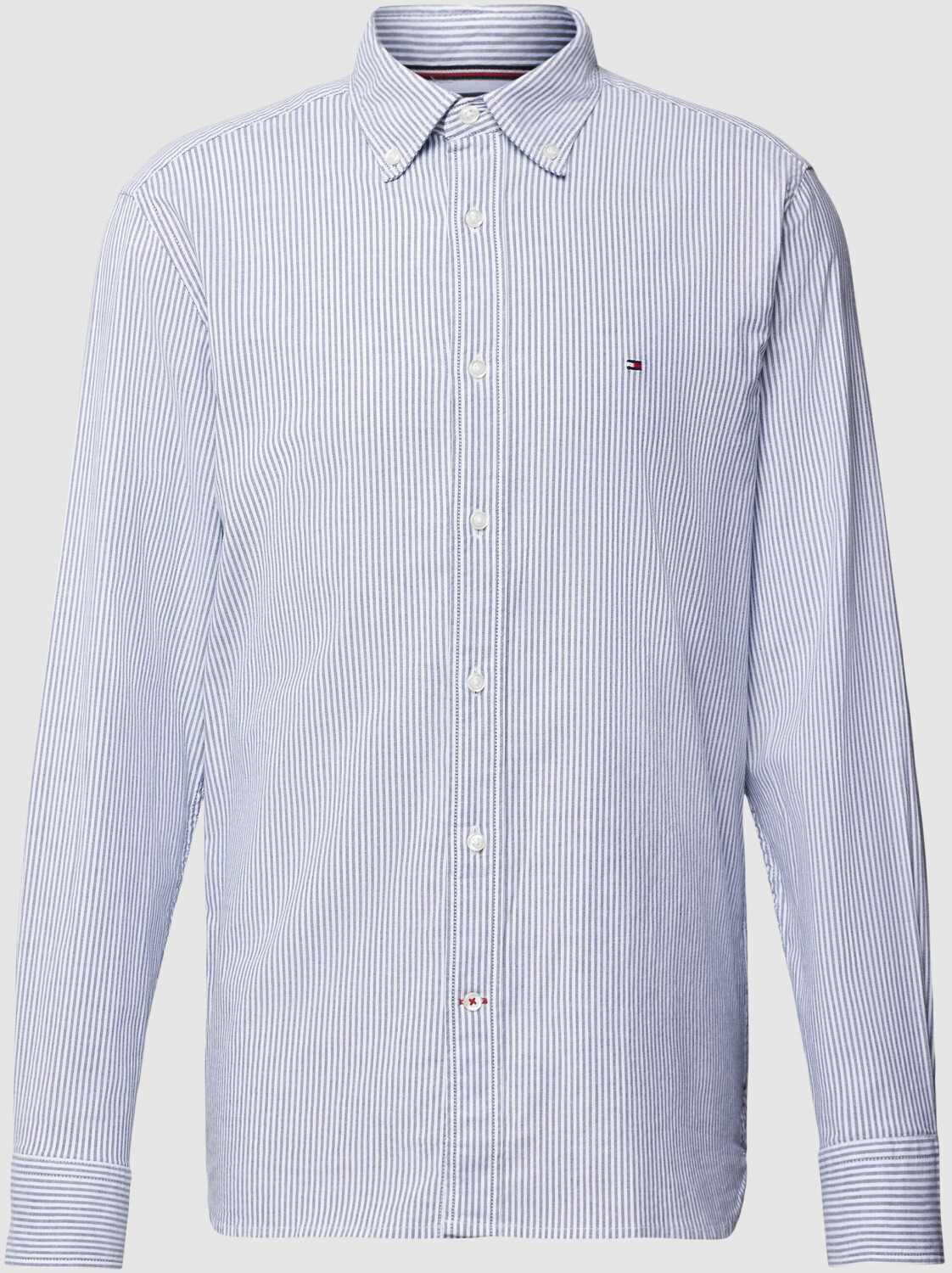 Tommy Hilfiger 1985 Collection TH Flex Stripe Shirt (MW0MW25039) carbon navy/white