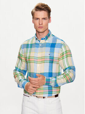 Tommy Hilfiger Regular Fit Freizeithemd aus Leinen mit Button-Down-Kragen  gras grün (MW0MW31400) ab 59,95 € | Preisvergleich bei
