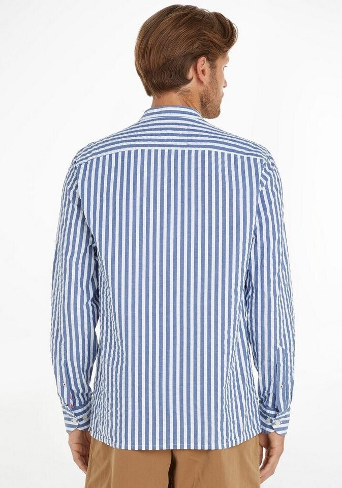 | 59,90 Regular Oxford Seersucker € ab bei (MW0MW30685) Hilfiger navy/optic dark Shirt Stripe white Fit Preisvergleich Tommy