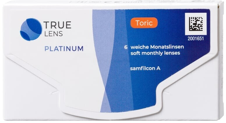 TrueLens Platinum Monthly Toric +3.25 (6 lentilles)
