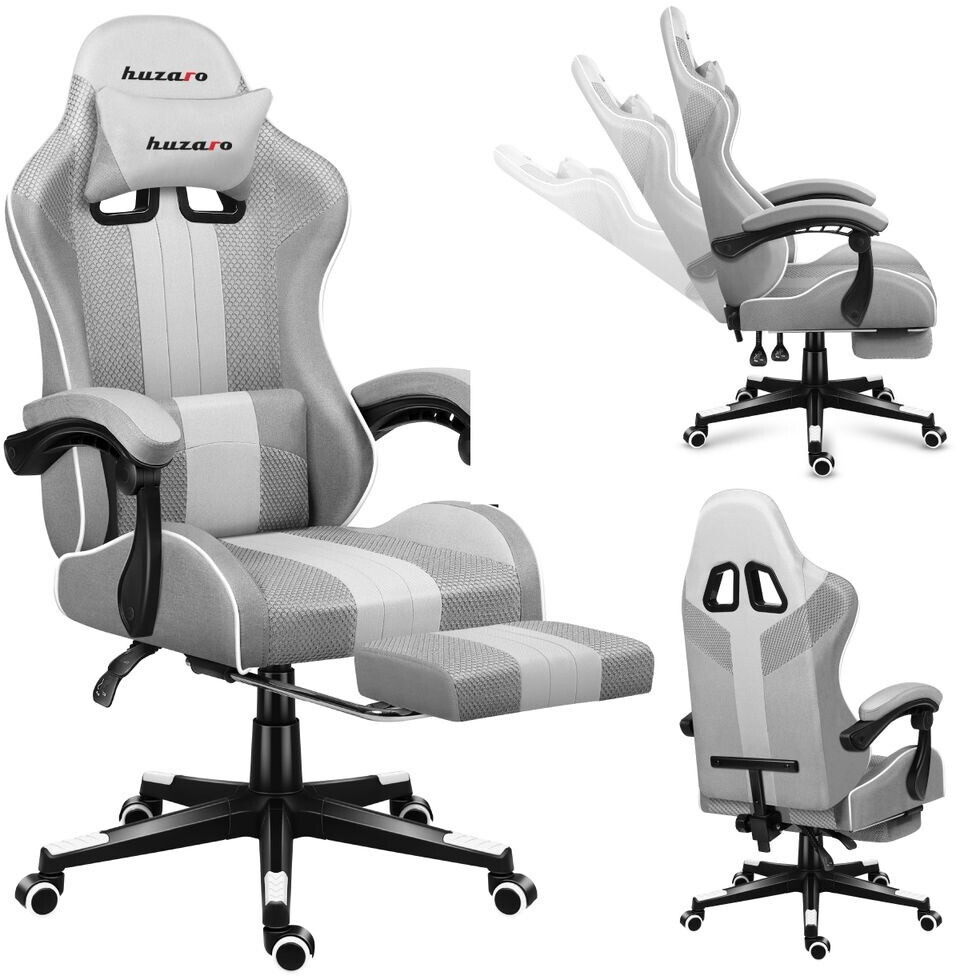 Chaise de bureau ergonomique avec massage et chauffage, réglable en