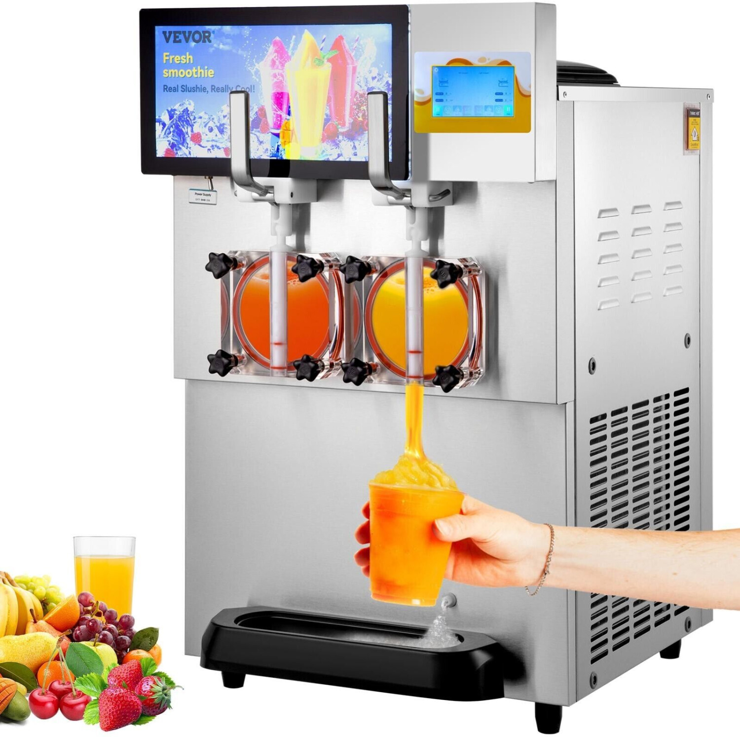 VEVOR Slushy Machine 8l+4l 1200W (FBXXRJYSGOC8L869BV2)