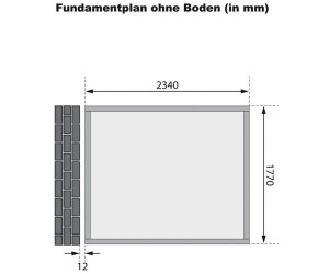 2 cm bei Bodensee BxT: 1.456,56 Konifera 255x232 ab terragrau Preisvergleich | €