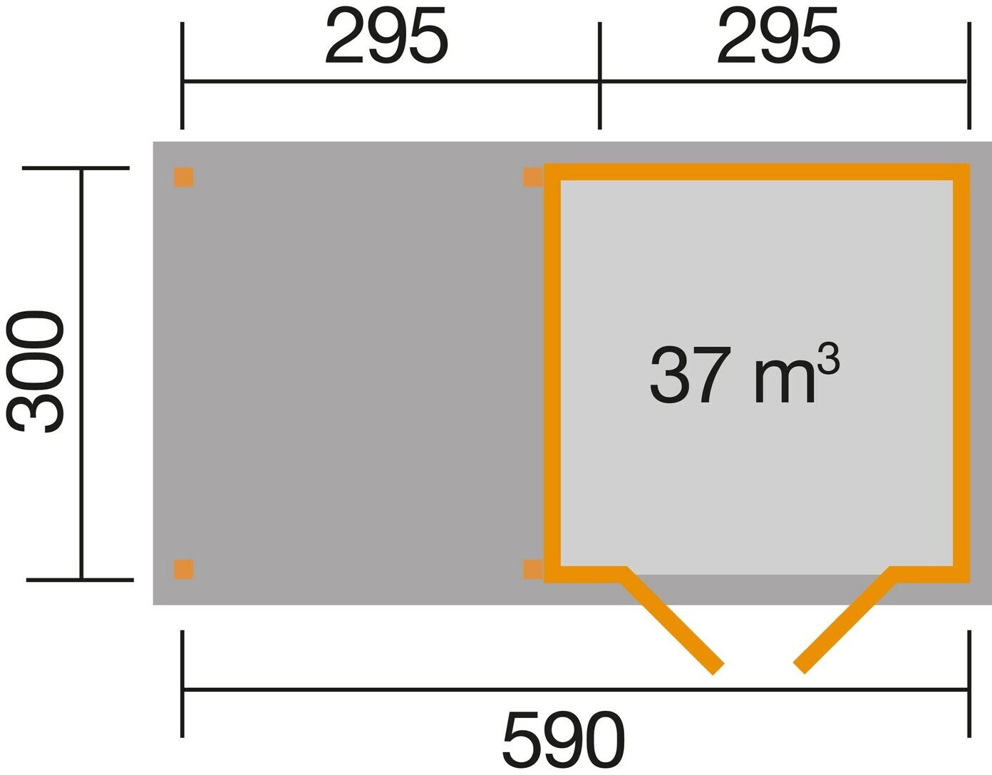 Weka Line 3 BxT: 620x334 cm Set anthrazit-naturbelassen ab 3.999,00 € |  Preisvergleich bei