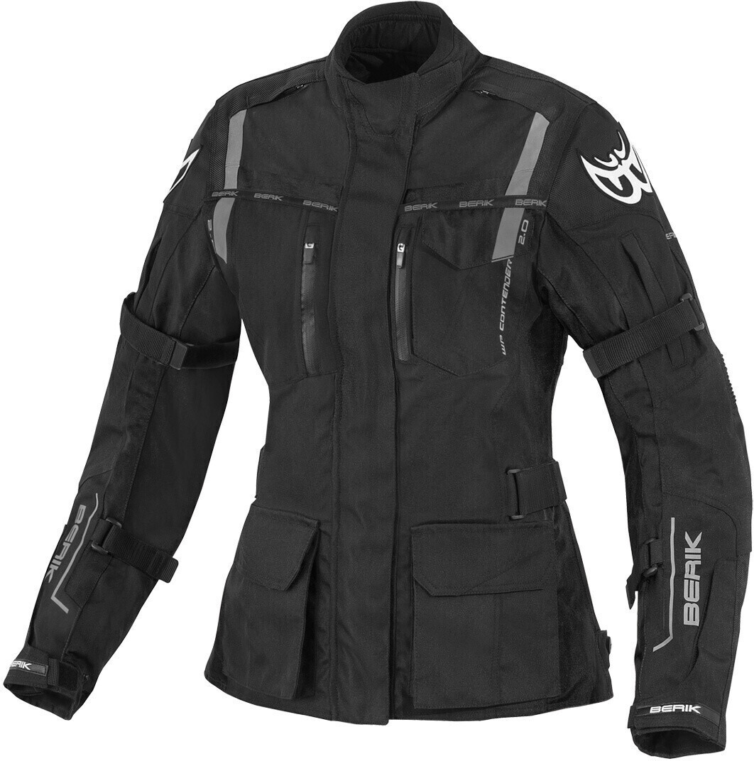 Berik Torino Waterproof Ladies Motorcycle Textile Jacket black