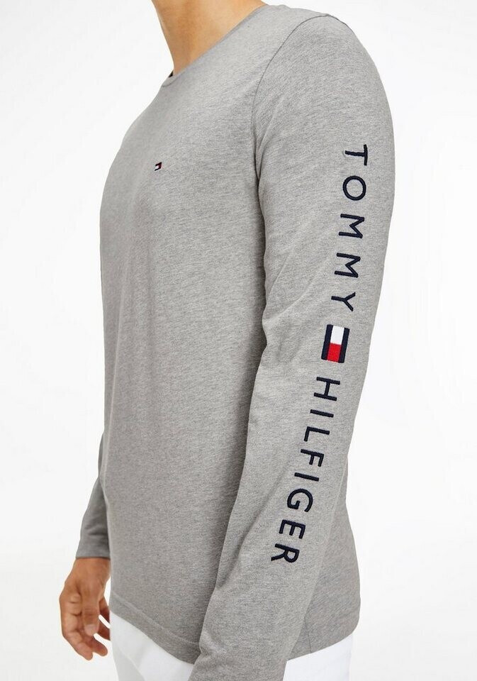 bei mit Longsleeve Modell Hilfiger (MW0MW09096) meliert grau Logo-Stitching Tommy € 36,58 LOGO ab light Preisvergleich | TOMMY