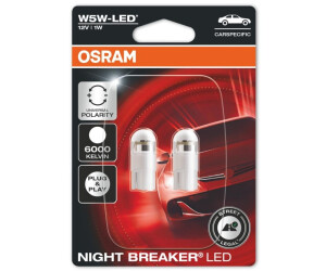 Osram NIGHT BREAKER LED W5W (2825DWNBC-02B) ab 18,99 € (Februar 2024  Preise)