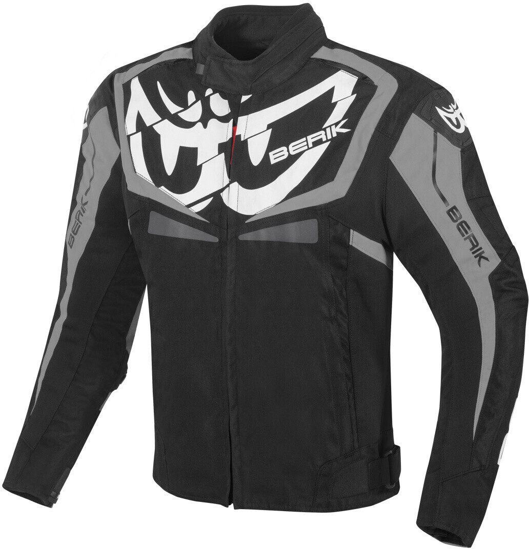 Berik Radic Evo Waterproof Motorcycle Textile Jacket black/grey/white