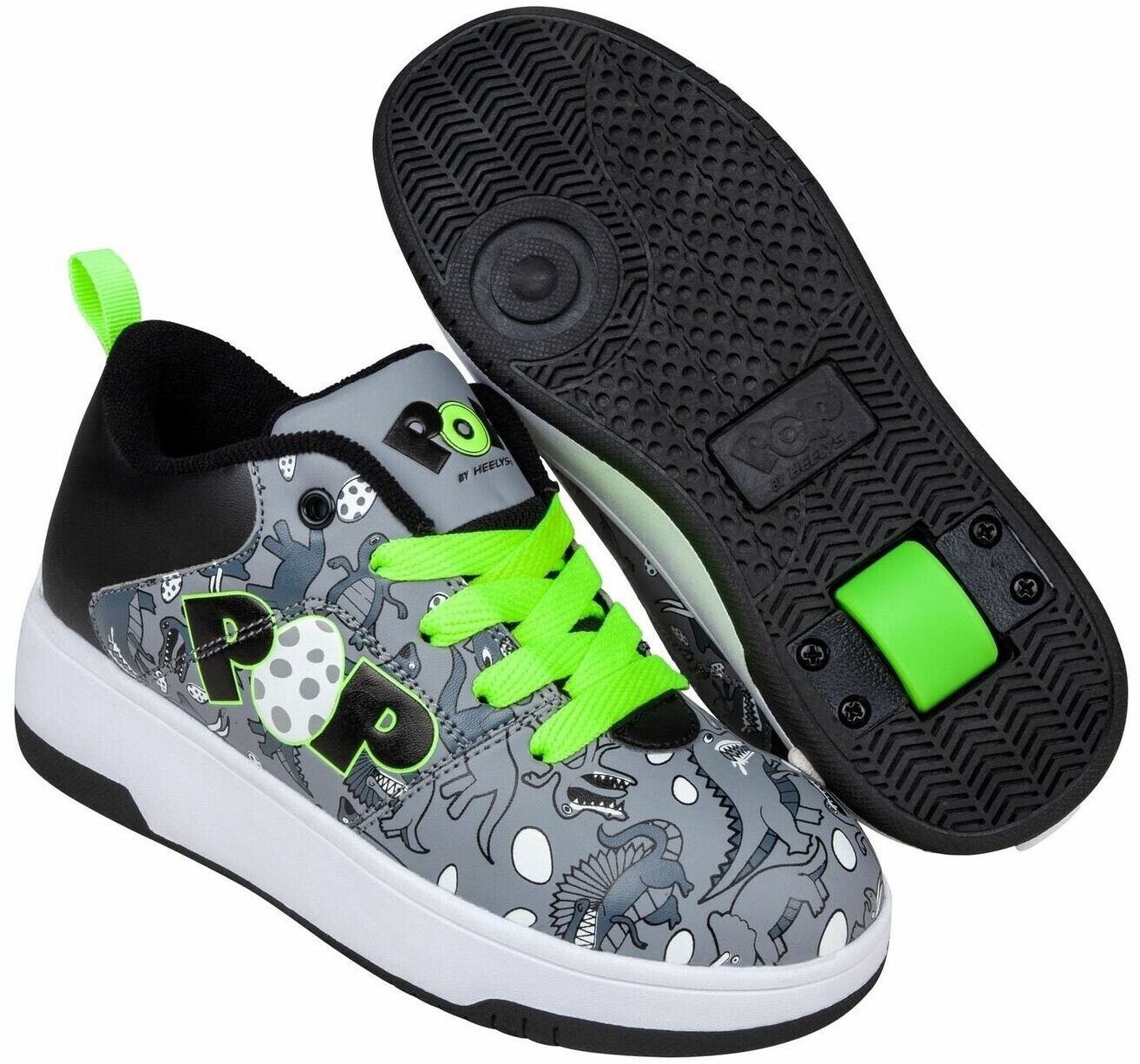 Black and green heelys shop