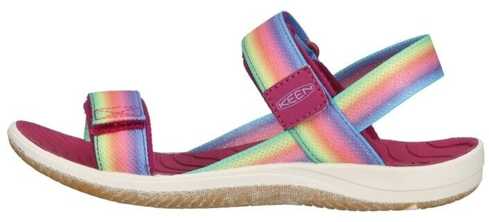 Keen Youth Elle Backstrap - Sandalen, Gr. 39 US 7, bunt (Rainbow/FestivalFuchsia)