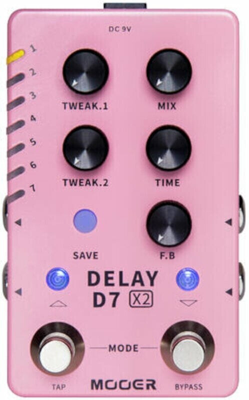 Mooer Audio D7 X2 Delay