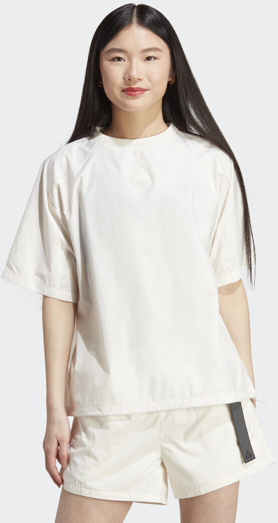 Adidas City Escape Loose-Fit T-Shirt (HU0239) beige/white