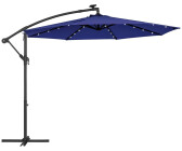 Songmics Sonnenschirm mit LEDSolarBeleuchtung Ø 300 cm mit Ständer ab