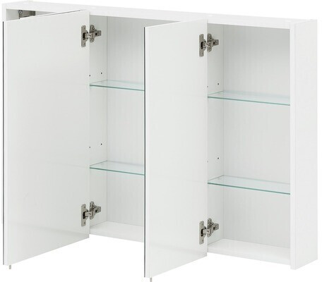Schildmeyer Spiegelschrank 100x70,7x16cm weiß hochglanz (134109) ab 138,99  € | Preisvergleich bei