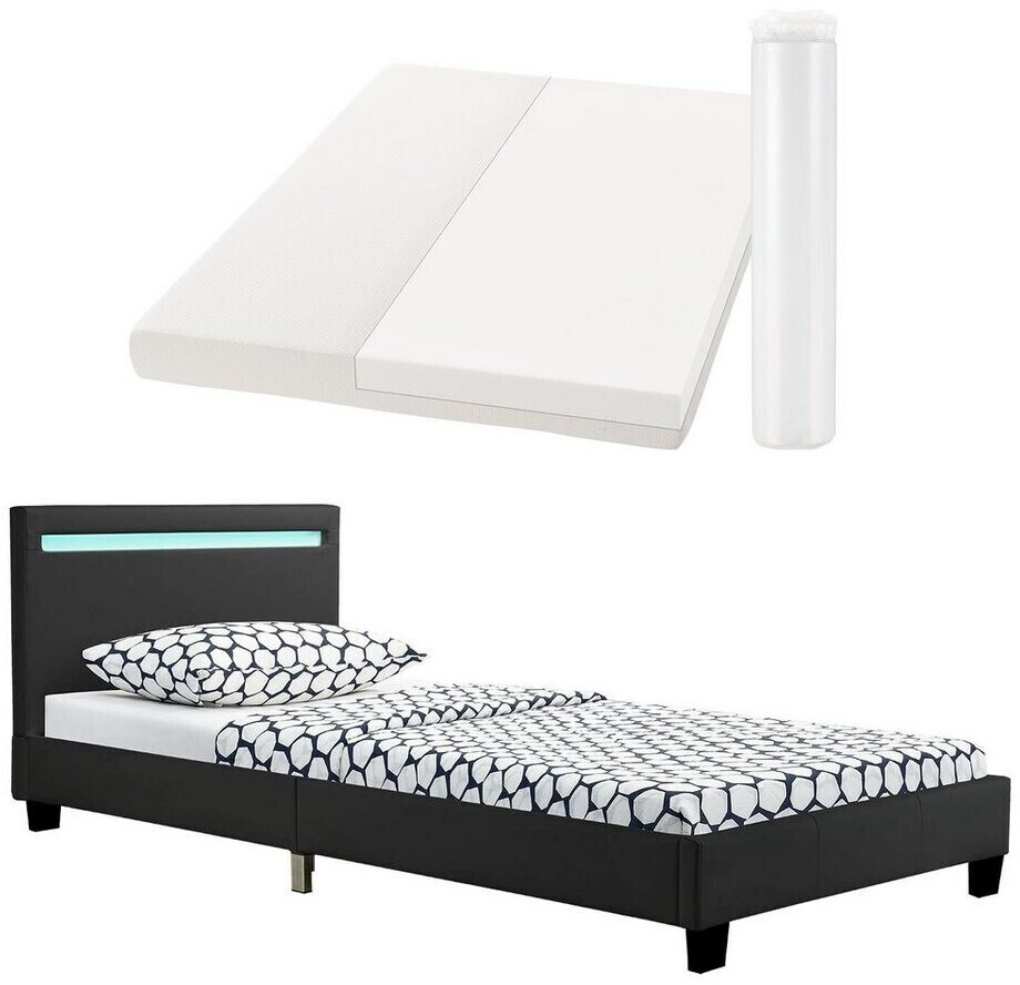 Juskys Verona 90x200cm with Mattress