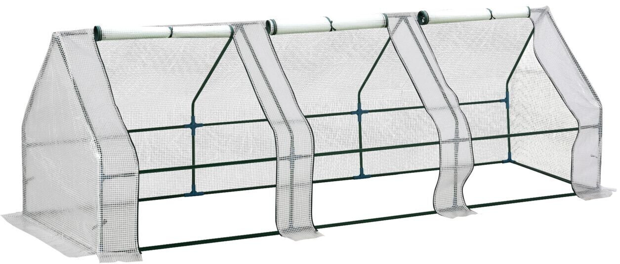 Outsunny Greenhouse 270 x 90 x 90 cm white