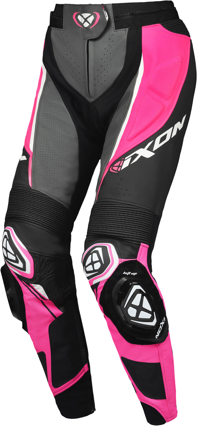 IXON Vortex 3 Lady Leather Pants black/pink
