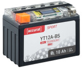 Batterie Moto Yuasa YTX12-BS - 12V 10Ah, Dimensions 150x87x131 Mm, Sans Entretien, Compatible Sym Quad