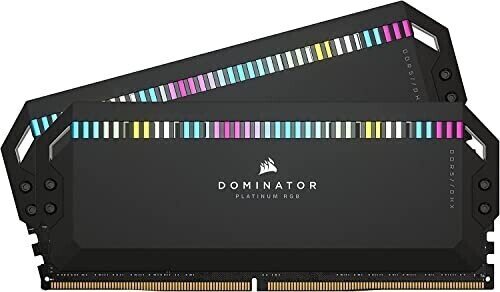 Corsair Dominator Platinum RGB 64 Go Kit DDR5-6600 CL32 (CMT64GX5M2B6600C32)