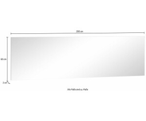 Borchardt-Möbel Spiegel Panama 60x 200 cm matt weiß ab 99,99 € (Februar  2024 Preise) | Preisvergleich bei