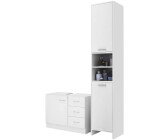 Set mobili da bagno „Fynn“ bianco 3 pezzi Vicco