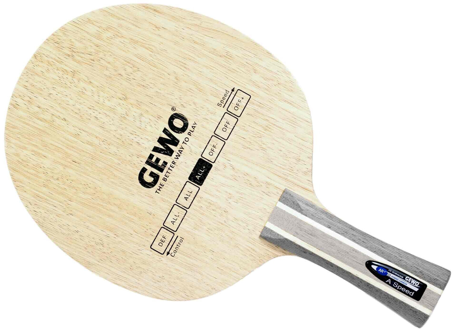 Gewo Wood Hybrid Carbon A/Speed All+ konkav