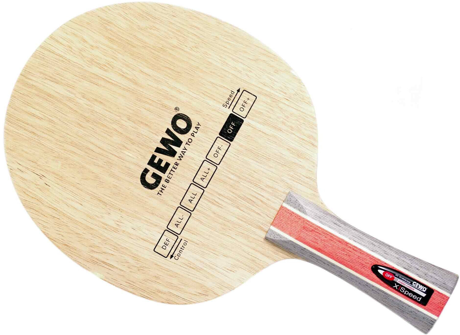 Gewo Wood Hybrid Carbon X/Speed Off konkav