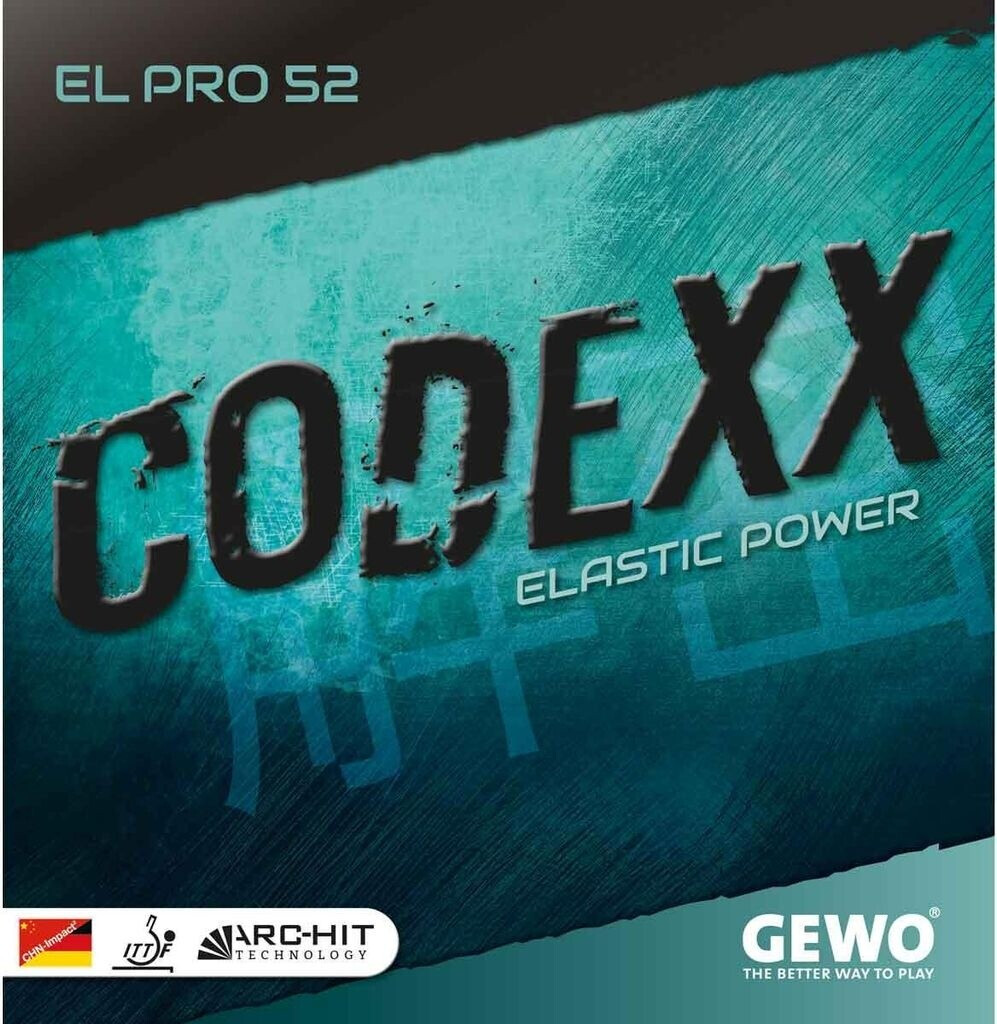 Gewo Rubber Codexx EL Pro 52 red 2,2 mm