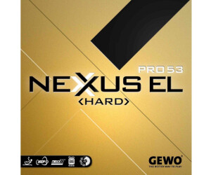 Gewo Rubber Nexxus EL Pro 53 Hard black 2,1 mm