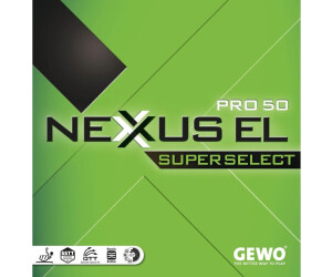 Gewo Rubber Nexxus EL Pro 50 SuperSelect black 2,0 mm