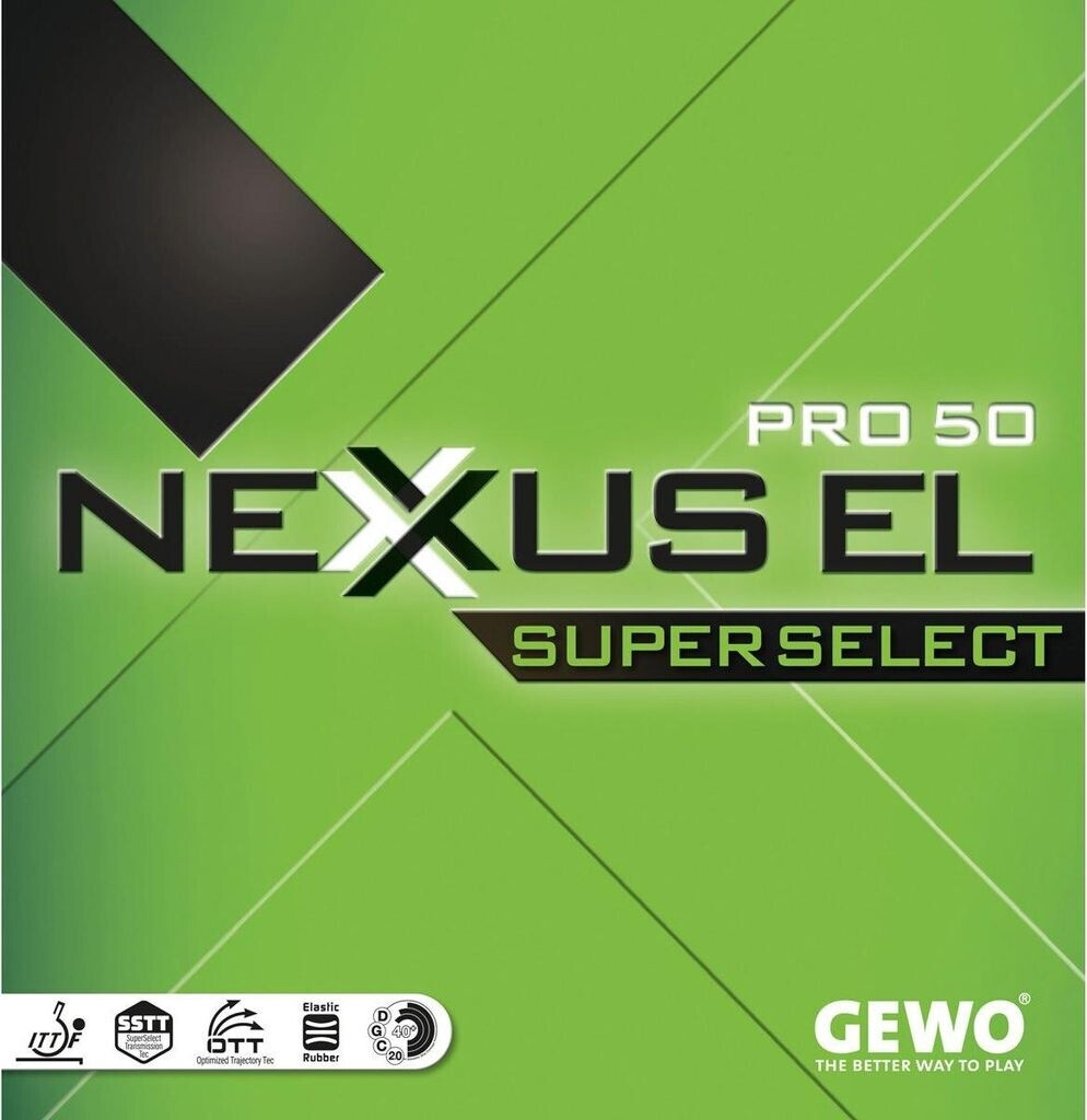 Gewo Rubber Nexxus EL Pro 50 SuperSelect black 2,0 mm