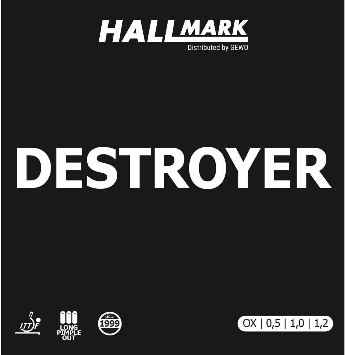 Hallmark Rubber Destroyer red 1,2 mm