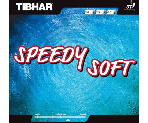 Tibhar Rubber Speedy Soft red 1,5 mm