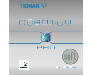 Tibhar Rubber Quantum X Pro Soft blue 2,3 mm