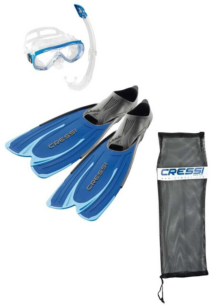 Cressi Agua Snorkel Set blue