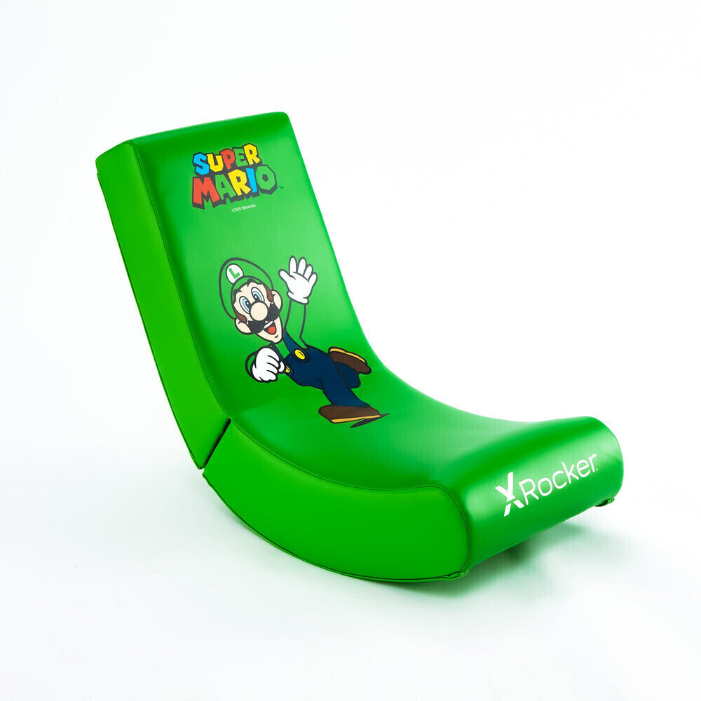 X Rocker Nintendo Super Mario - Luigi Floor Rocker Joy Edition