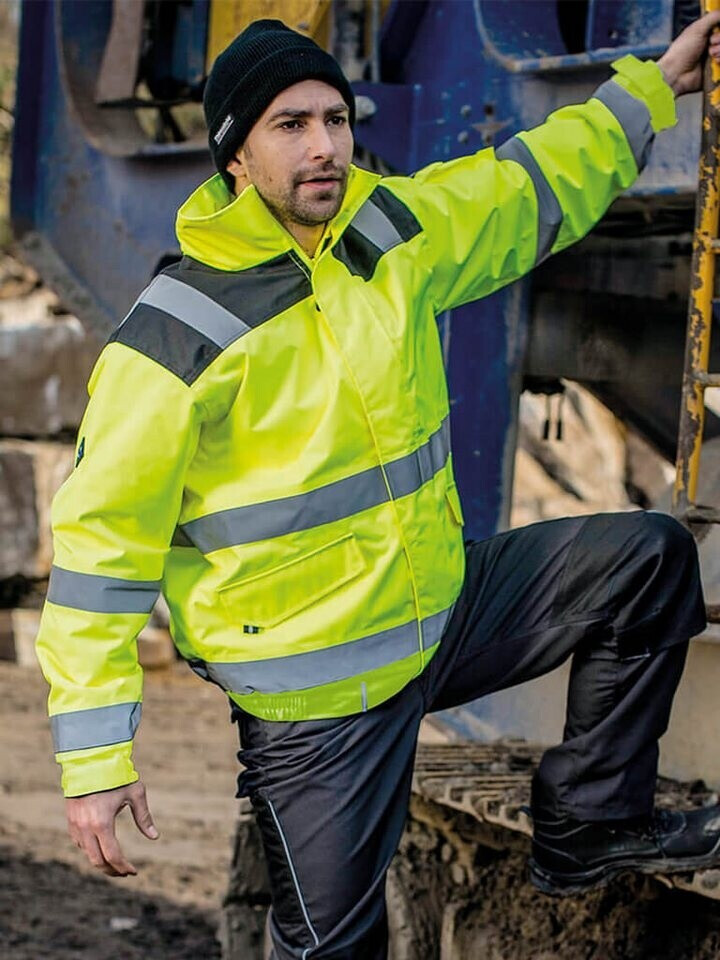 Terrax Piloten Warnschutzjacke Gelb