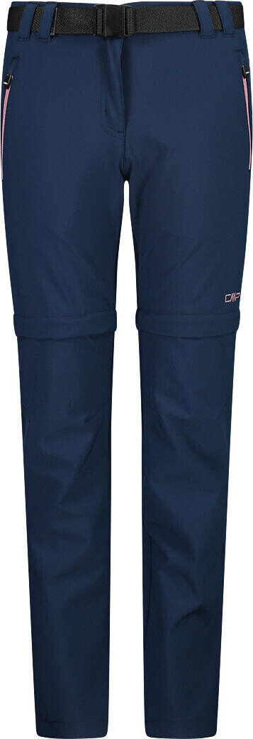 CMP Girl's Zip-Off Trousers In Stretch Fabric (3T51445) blue/fard