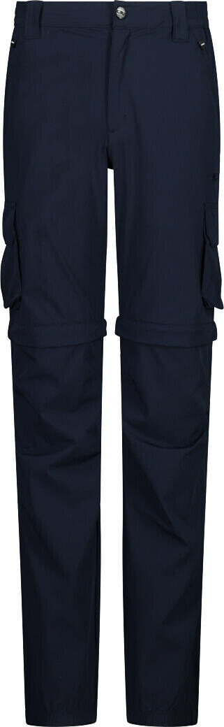 CMP Boy's Zip-Off Stretch Trousers With Cargo Pockets (31T5624) black blue