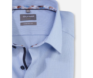 OLYMP Luxor Hemd Comfort Fit Kurzarm Kent (1082-32-11) blau ab 39,95 € |  Preisvergleich bei