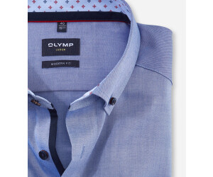 OLYMP Luxor blau Fit Hemd (1332-34-13) bei Button-Down Preisvergleich | ab € 67,85 Modern