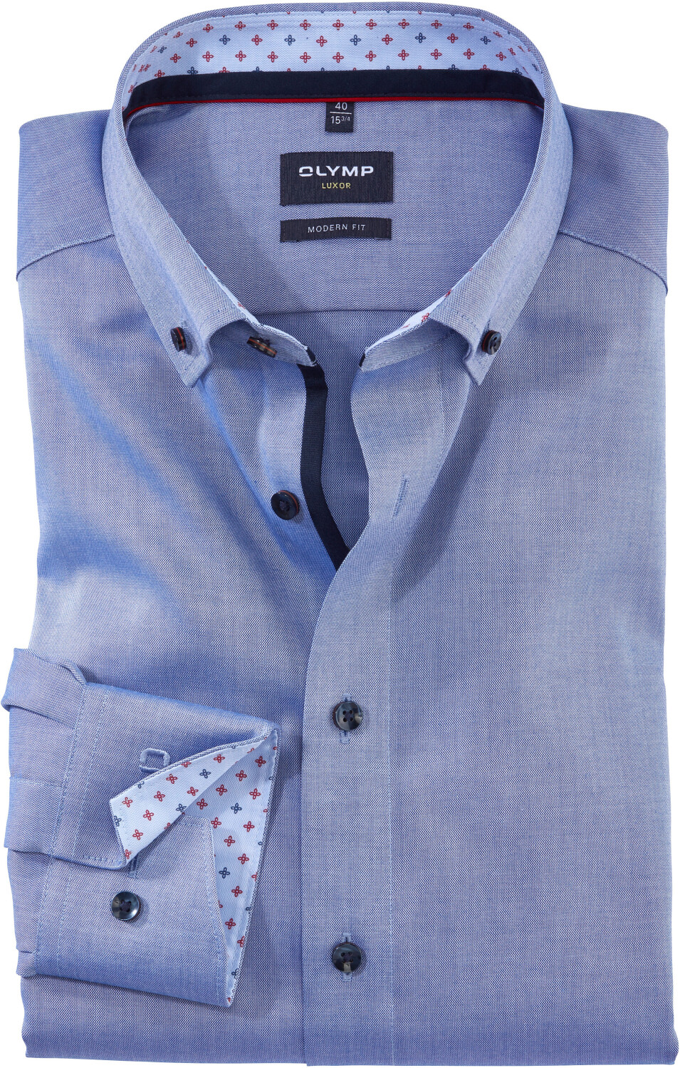 OLYMP Luxor Fit Button-Down Preisvergleich 67,85 | € blau bei ab Modern Hemd (1332-34-13)